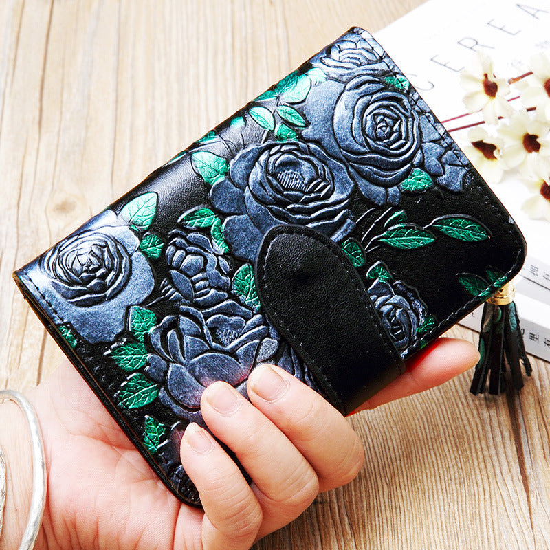 Fashion Women's Leather Wallet Short