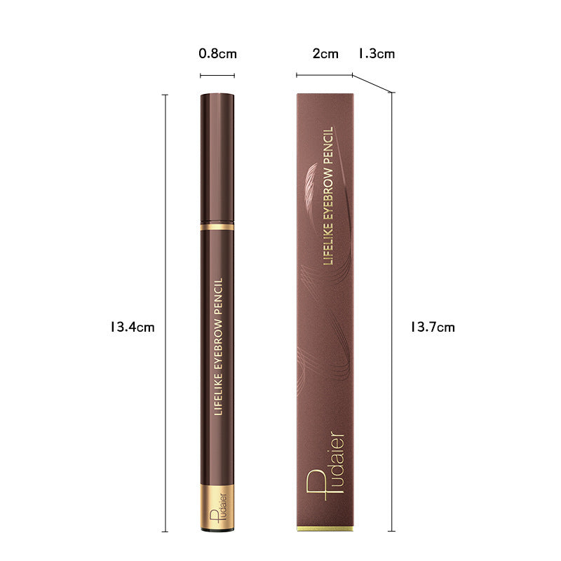 Liquid Four-fork Eyebrow Pencil Waterproof Not Smudge