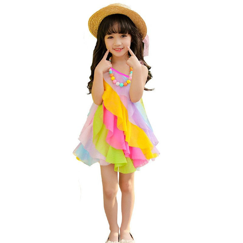 Children's Rainbow Beach Skirt