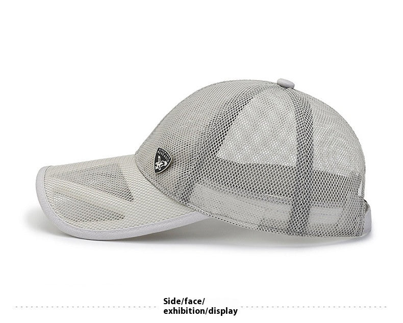 Thin Sunscreen Baseball Breathable Net Peaked Cap