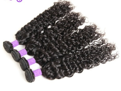 Wigs real hair India hair ladies water wave hair hair