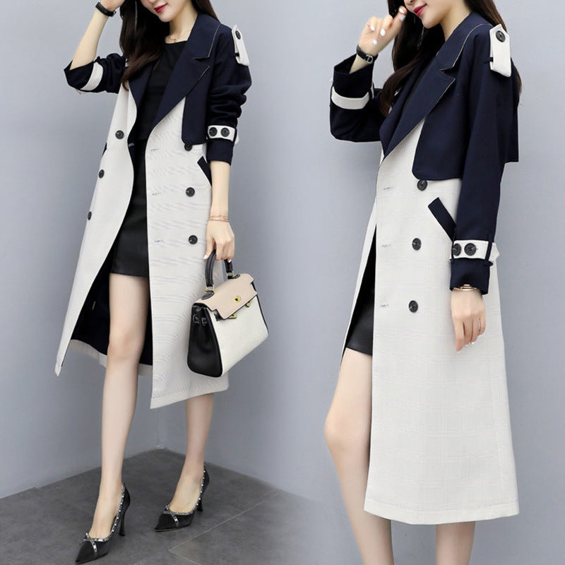 Over the knee long trench coat