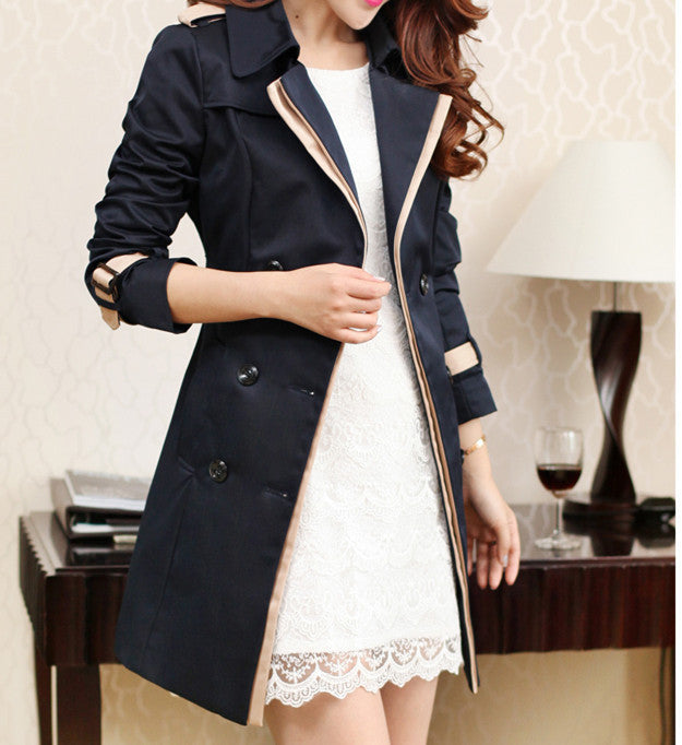 Korean Style Slim Slimming Women's Trench Coat