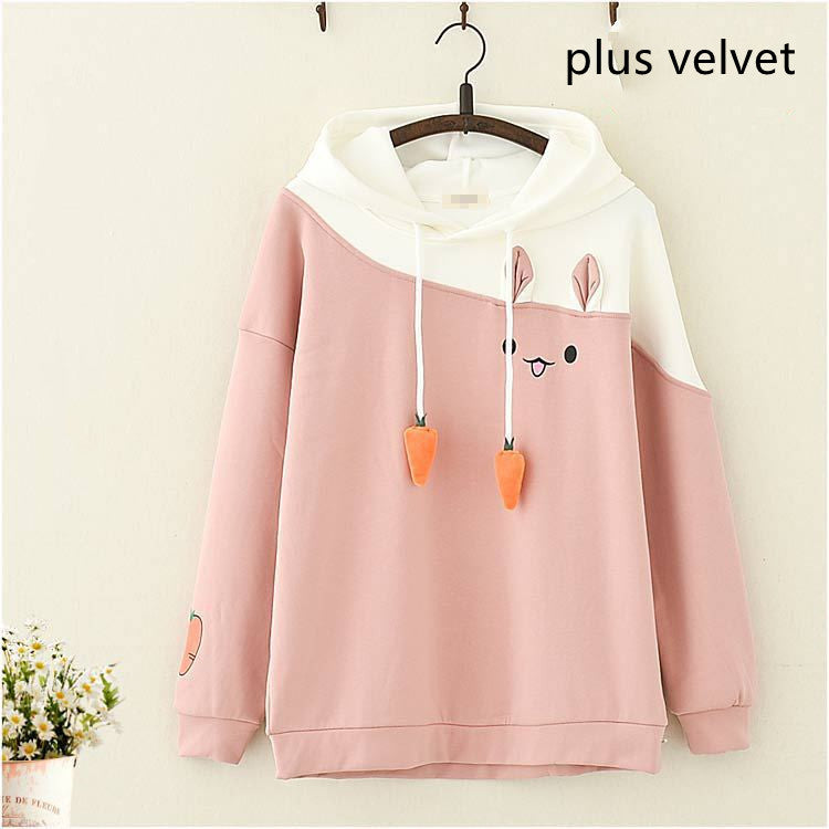 Hooded Sweatshirt Student Girl Soft Cute Girl Coat Girlfriend Fashion Trendy