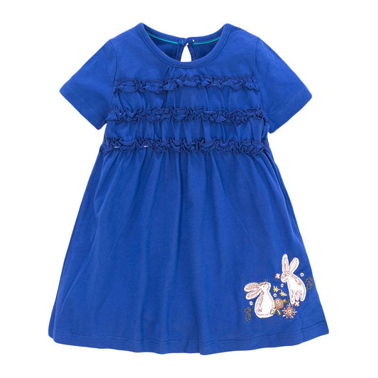 Cotton Short Sleeved Children S Dress