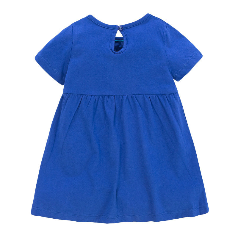 Cotton Short Sleeved Children S Dress