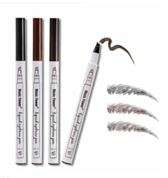 Four-head Engraving Eyebrow Liquid Eyebrow Pencil