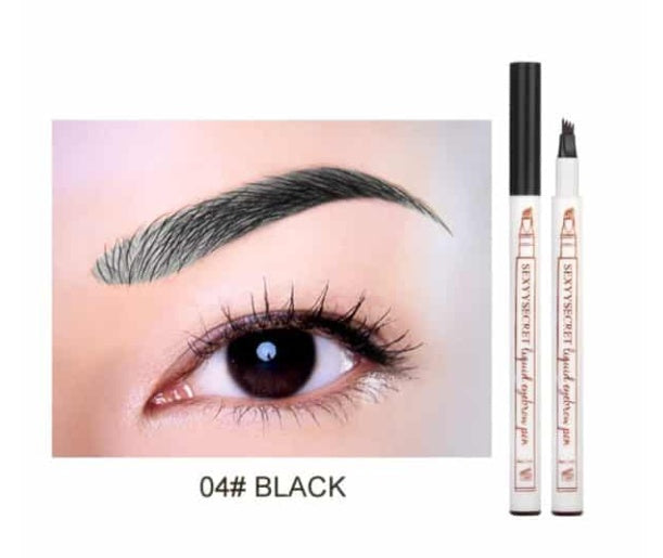 Four-head Engraving Eyebrow Liquid Eyebrow Pencil