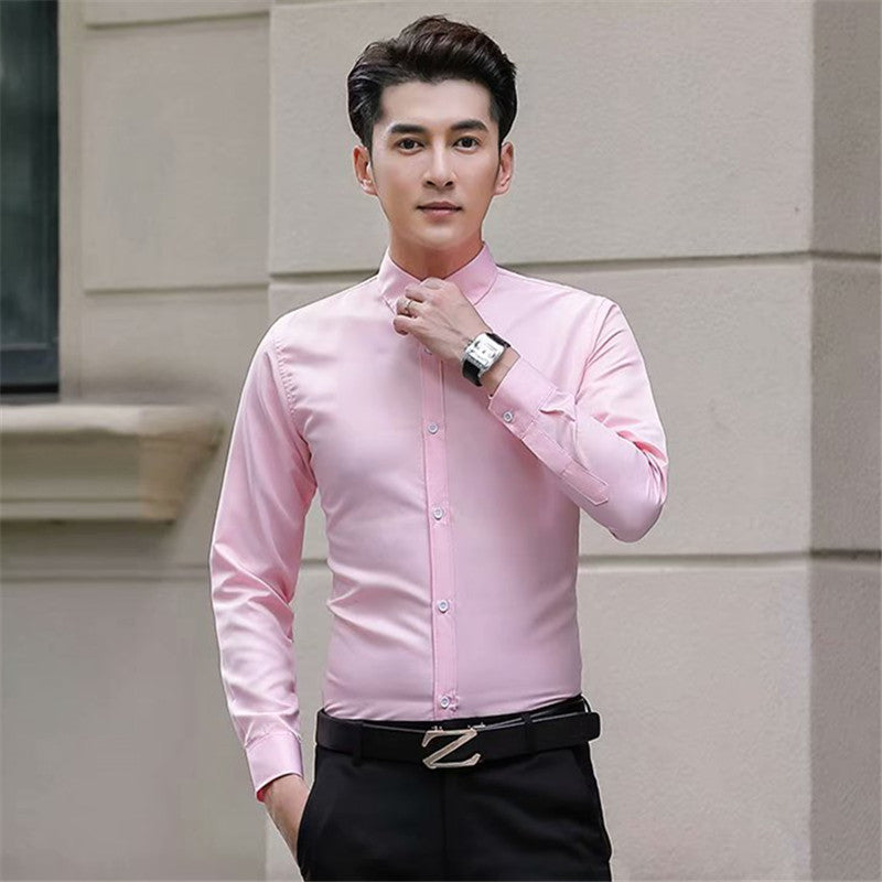 New Autumn Men's Long Sleeved Shirt Formal Wear Professional Shirt Long Sleeved