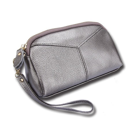 Genuine leather Casual Women Clutches