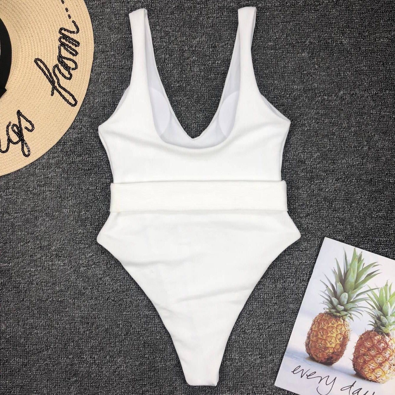 Women White Swimsuit