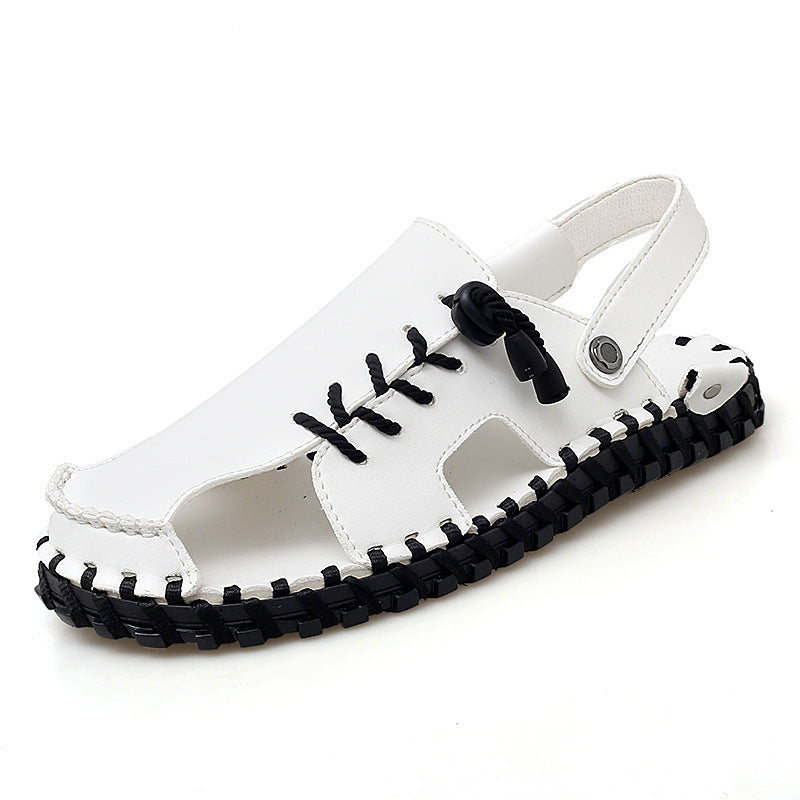 Casual And Fashionable Outdoor Men's Leather Sandals