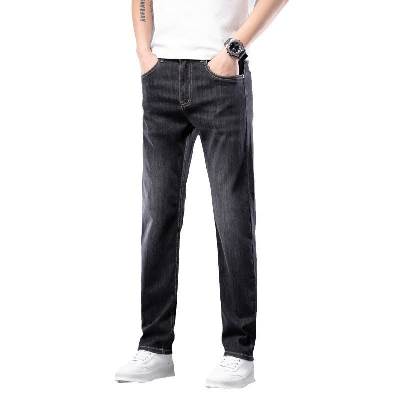 Men's Straight Slim Stretch Casual Pants