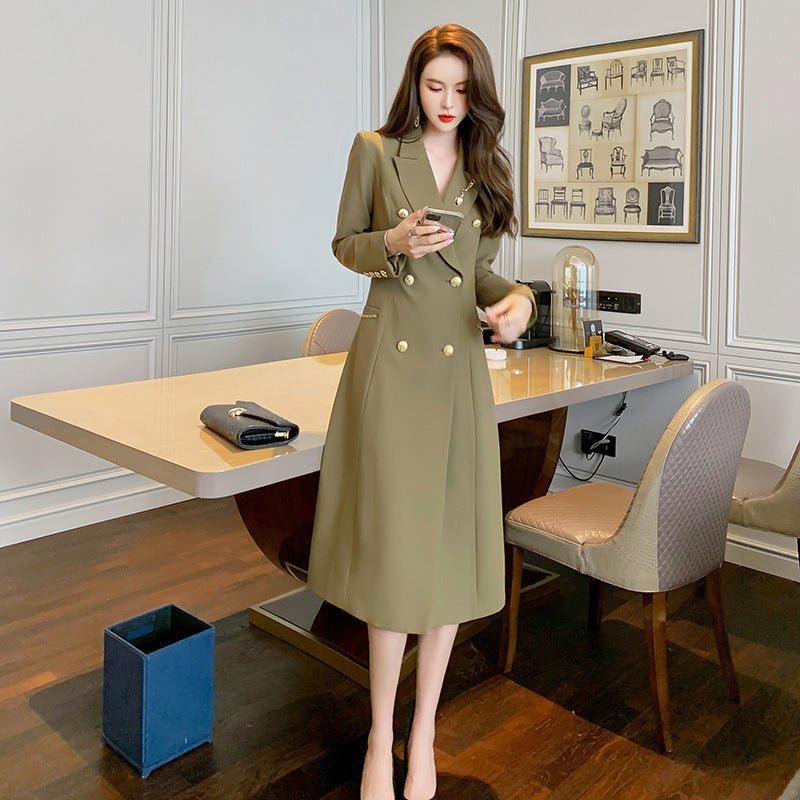 Fashion Trench Coat Women's Design Mid-length