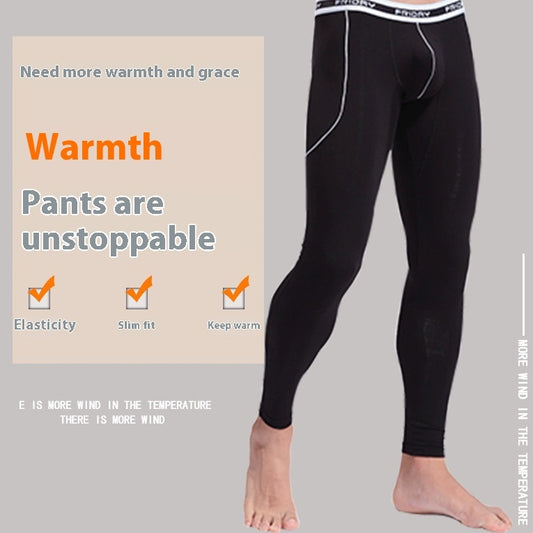 Men's Thin Viscose Soft Fabric Slim-fit Stretch Long Johns