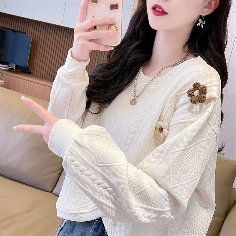 Korean Style Loose Niche Design Irregular Top