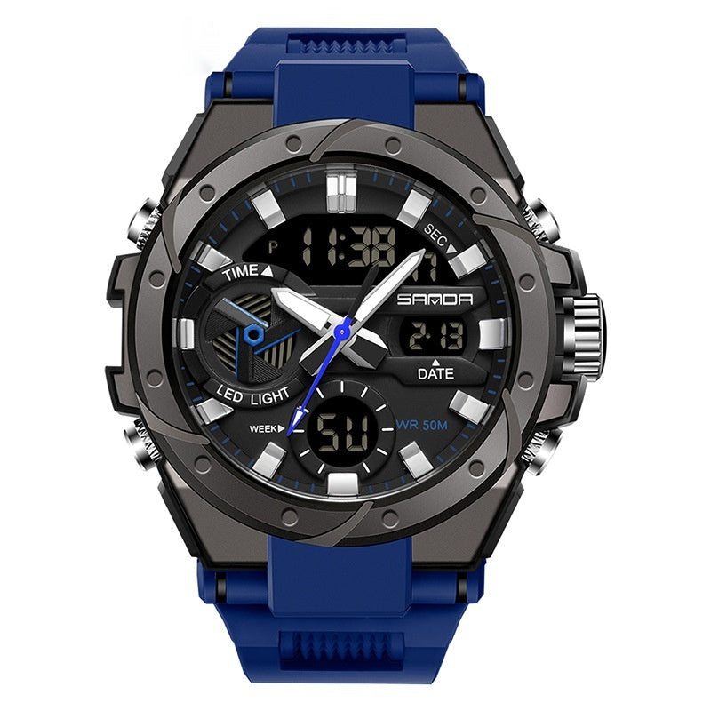 Multifunctional Outdoor Luminous Waterproof Electronic Watch