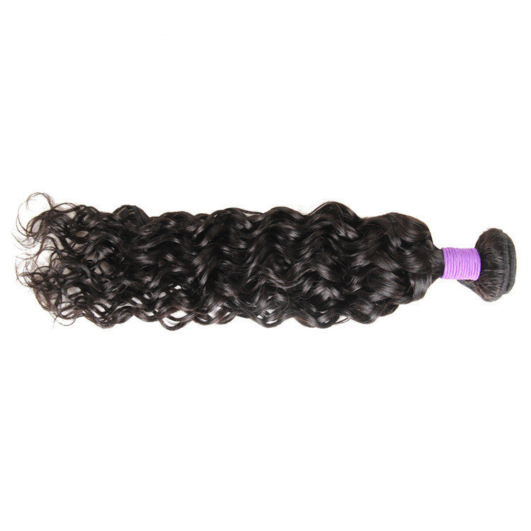 Wigs real hair India hair ladies water wave hair hair