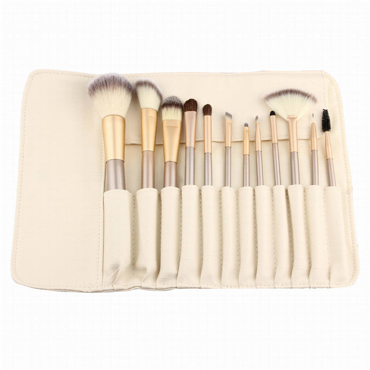 Spot Detonating 121824, White Make-up, White Make-up Brush, 24 Make-up And Brush Suits For Portable Beauty And Makeup Tools