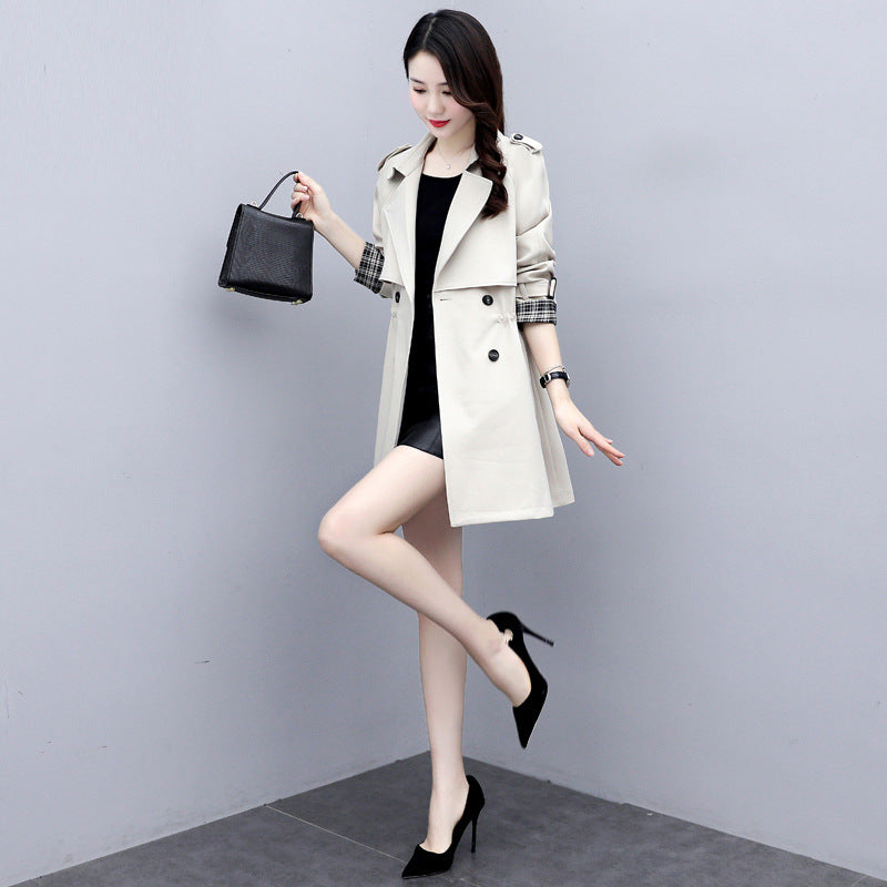 Trench Coat Mid-length Women's Casual