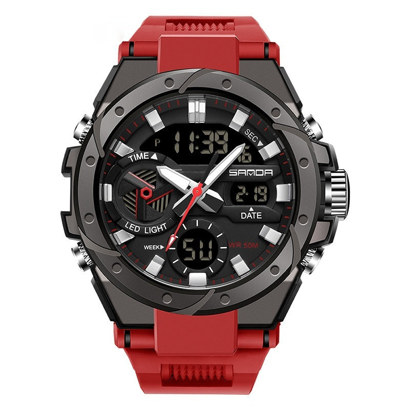 Multifunctional Outdoor Luminous Waterproof Electronic Watch