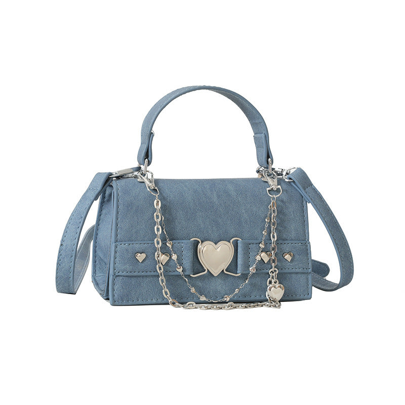 Women's Autumn Fashion Love Chain Shoulder Bag