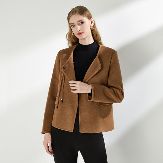 Women's Fashion Slim-fit Woolen Coat