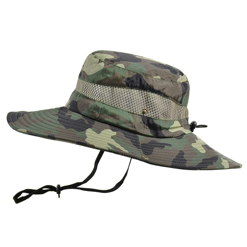 Outdoor Fisherman Hat Casual Jungle Round Brim