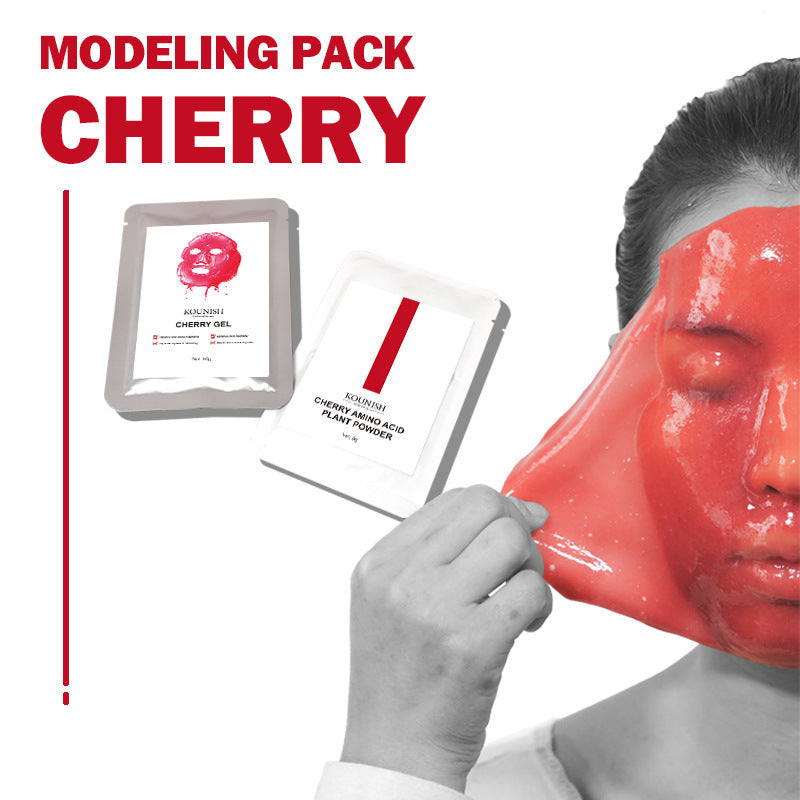 Cherry Flower Seaweed Mask Hydrating Jelly Glue Soft Mask Powder