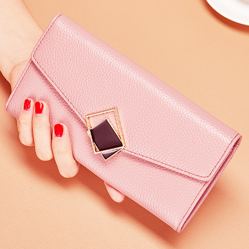 Women's Long Fashion Large-capacity Genuine Leather Wallet