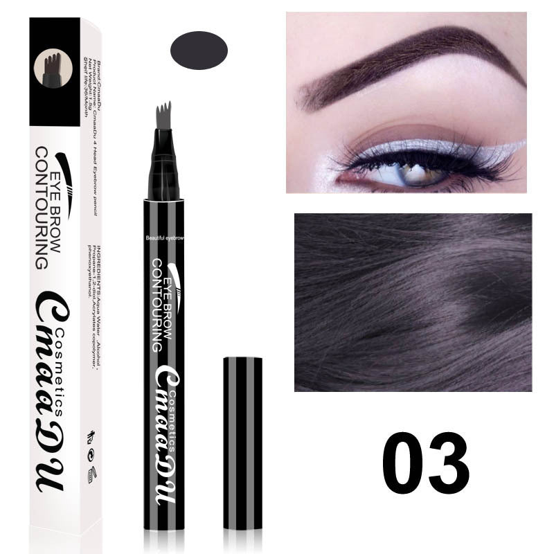 CmaaDu 4-head Eyebrow  4-point Eyebrow Pencil