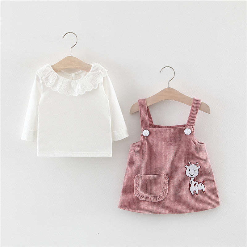 Baby Girl Beautiful Dress - 2 Pieces Set