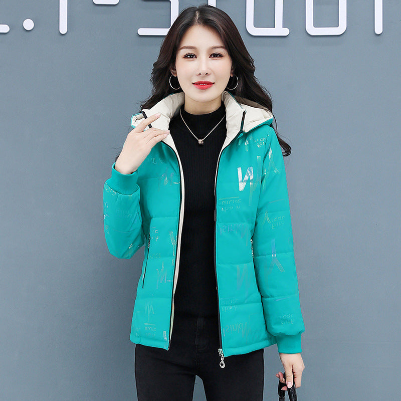 Women's Double-sided Down Cotton-padded Jacket Winter