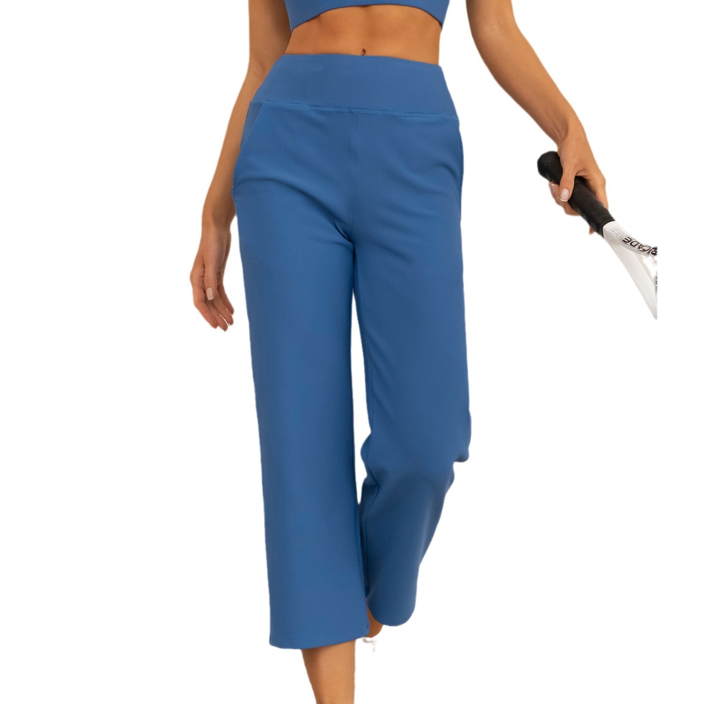 Yoga Wide-leg Pants High Waist Straight Casual Trousers