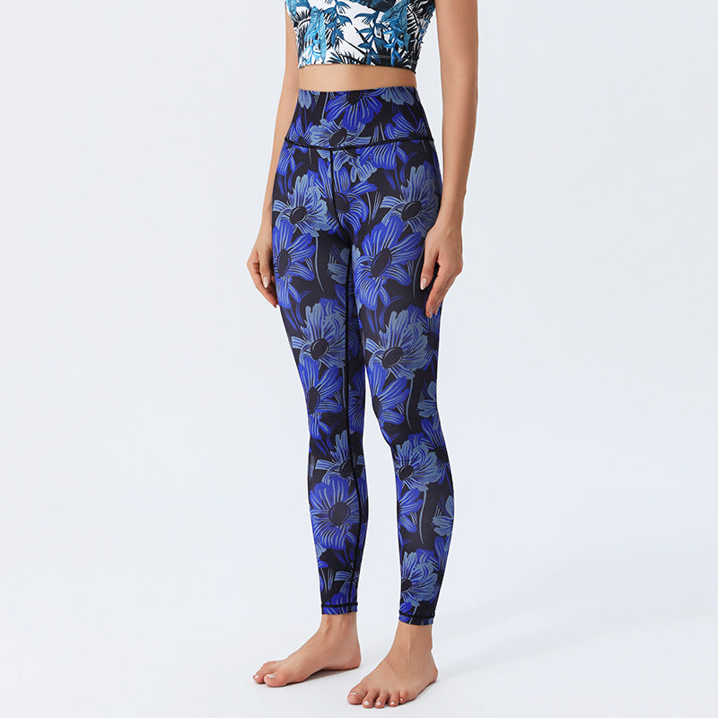 Stretch Fitness Leggings Printed Yoga