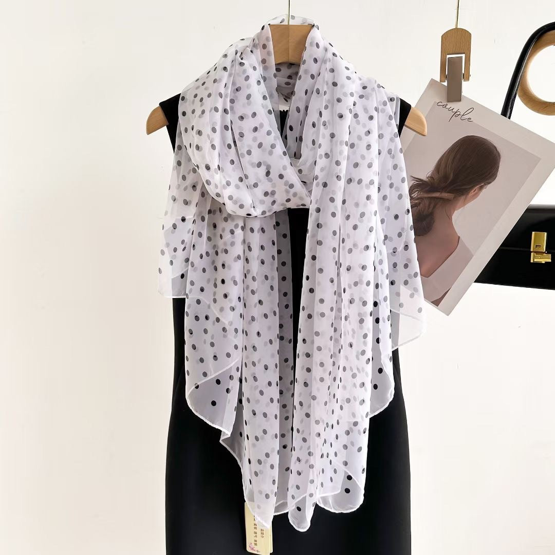 Women's Fashionable All-match Long Printed Anti-DDoS Scarf