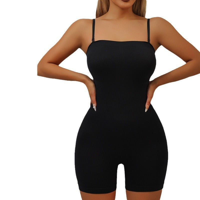 Women's Solid Color Minimalist Body Shaping Clothing