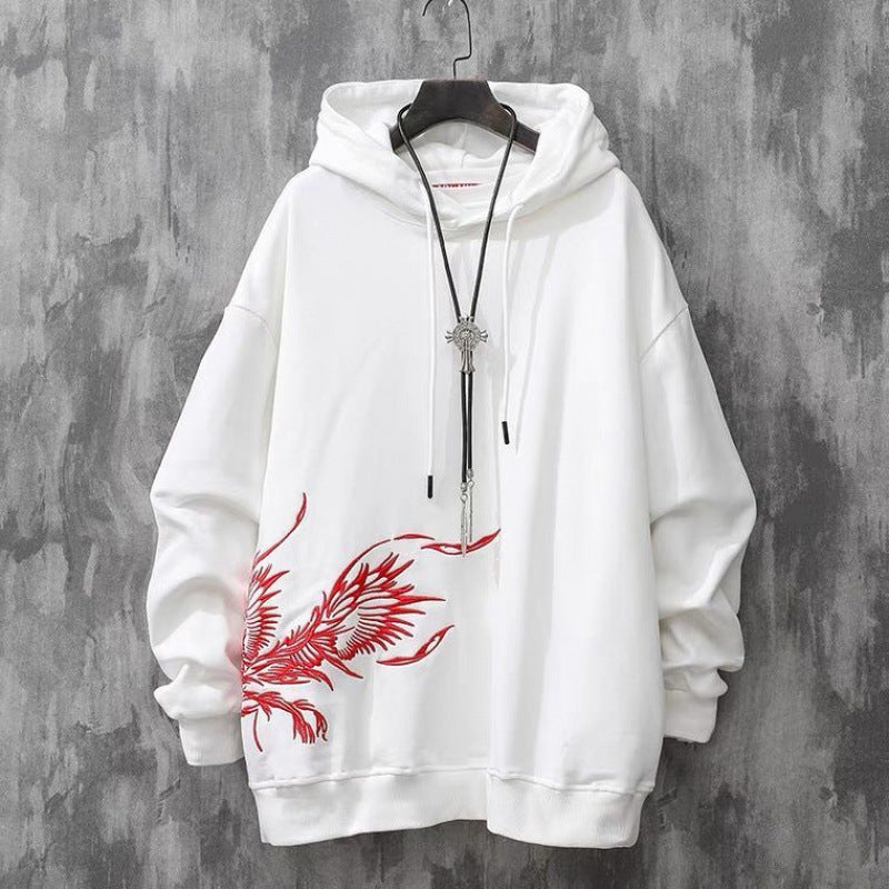 Heavy Industry Phoenix Embroidered Hoodie Male