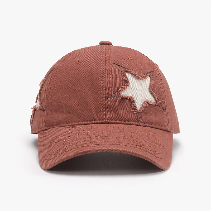 Letter Embroidery Baseball Cap For Men And Women