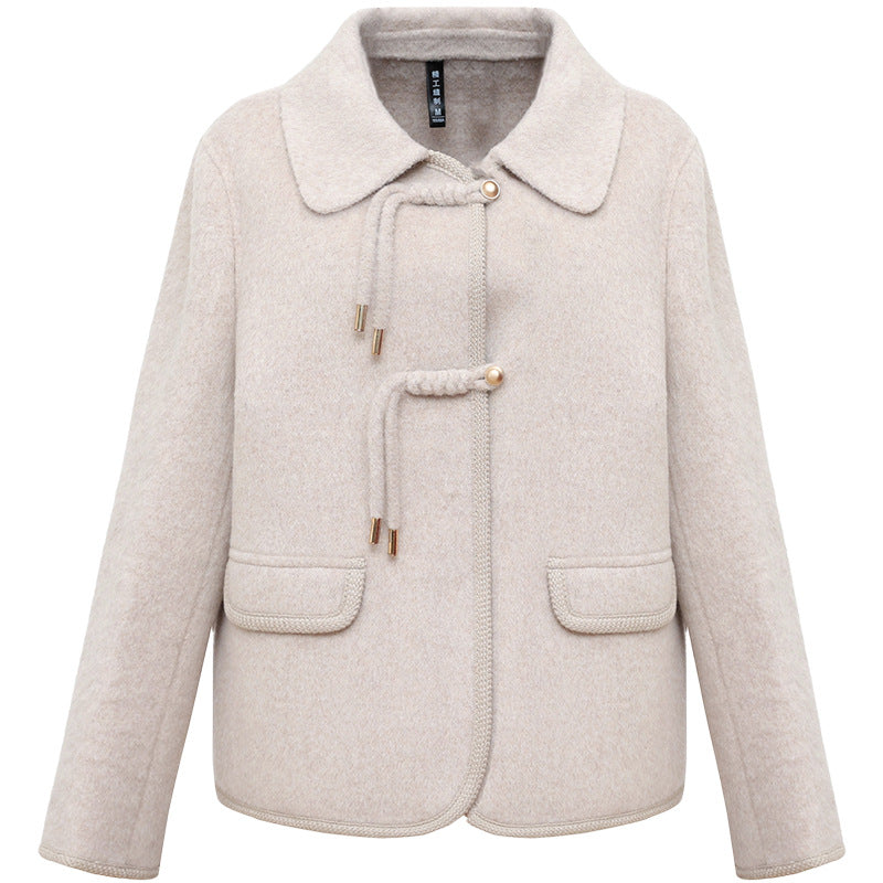 Women's Fashion Personality Short Woolen Coat