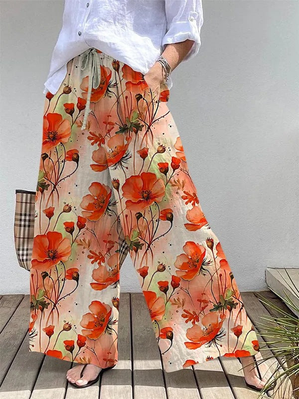 3D Wide Leg Culottes Loose Summer Women's Clothing Quick-drying Breathable