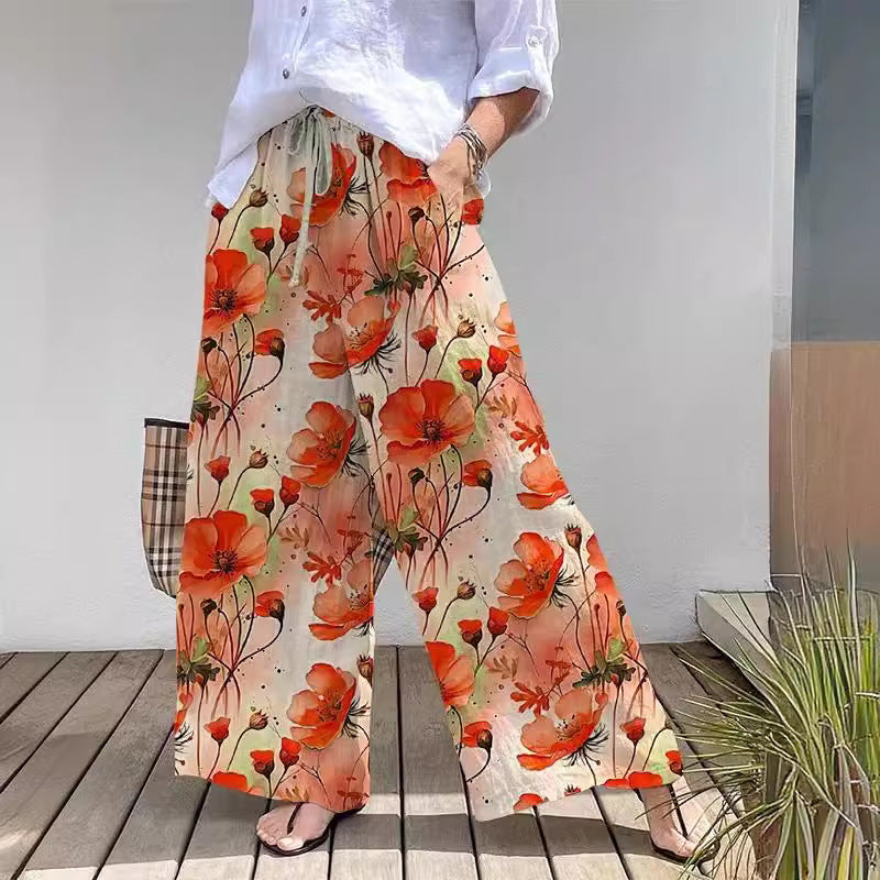 3D Wide Leg Culottes Loose Summer Women's Clothing Quick-drying Breathable