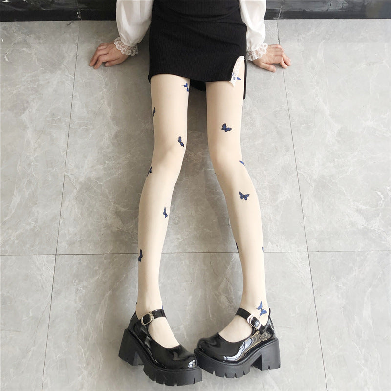 Girly And Fashion Personality Butterfly Stockings