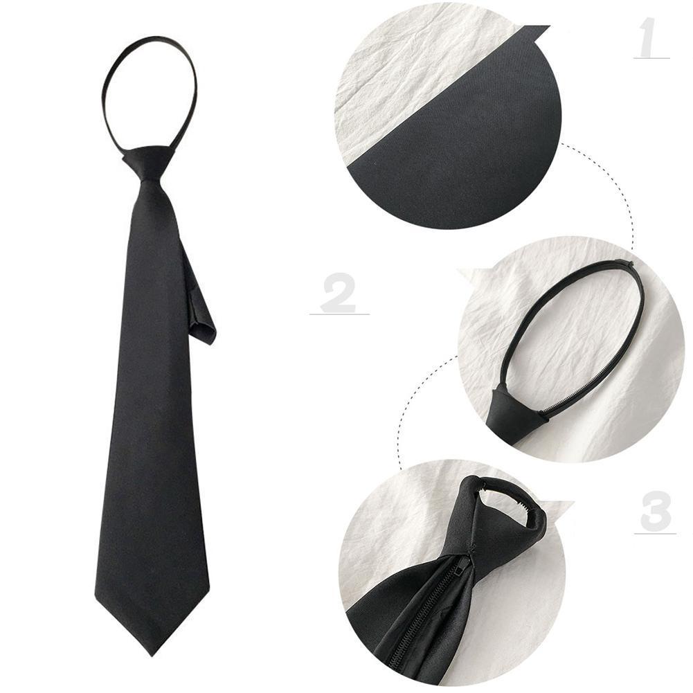 Student Zipper Lazy Safety Tie Men And Women