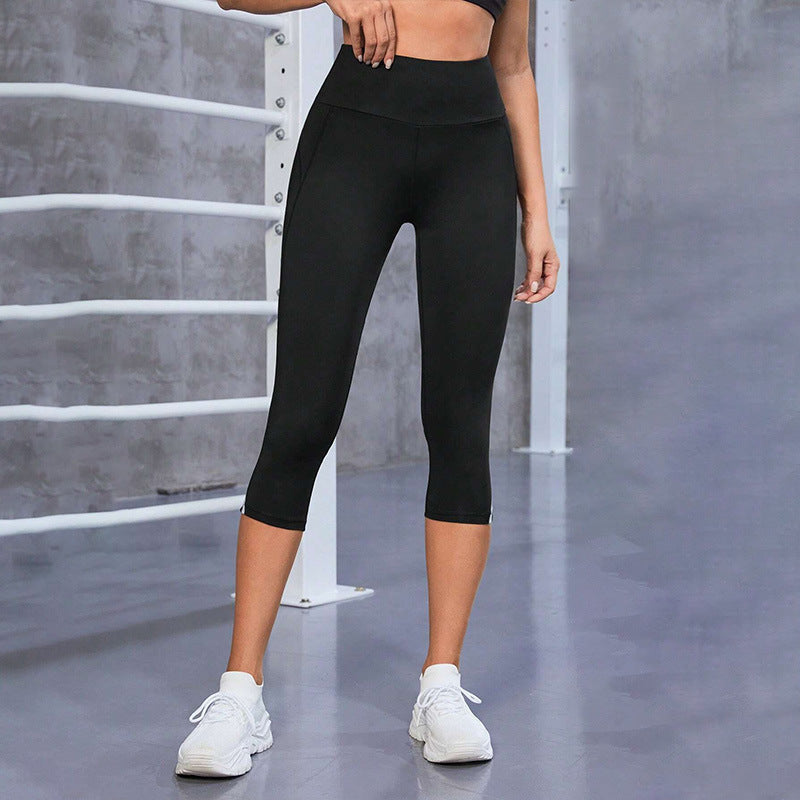 Yoga Pants Stitching High Waist Women's Hip Lift Leggings