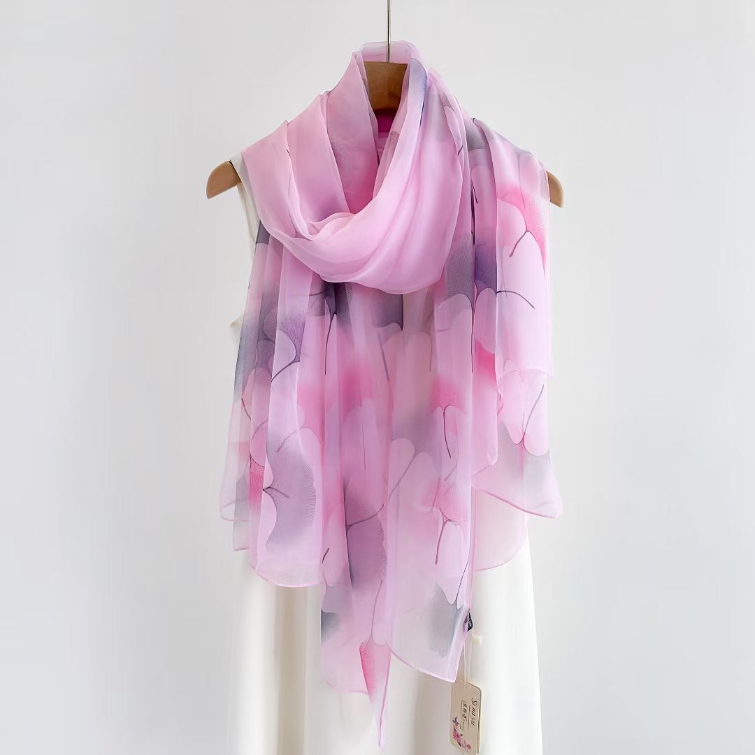 Women's Fashionable All-match Long Printed Anti-DDoS Scarf