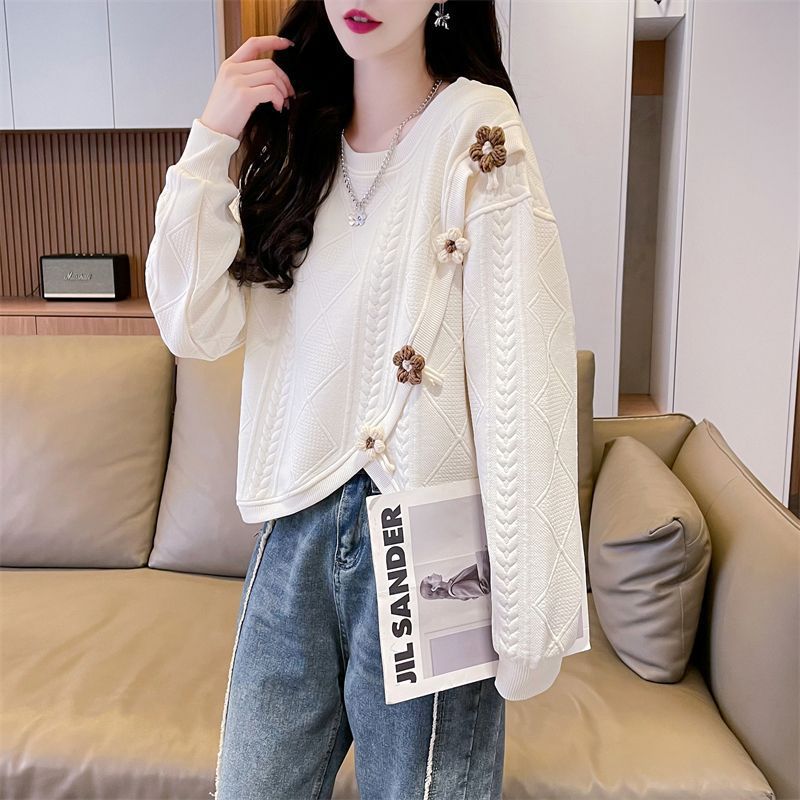 Korean Style Loose Niche Design Irregular Top