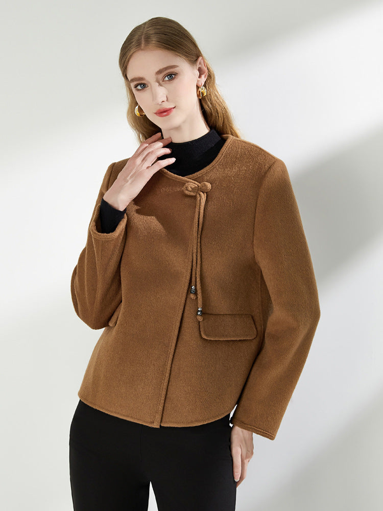 Women's Fashion Slim-fit Woolen Coat