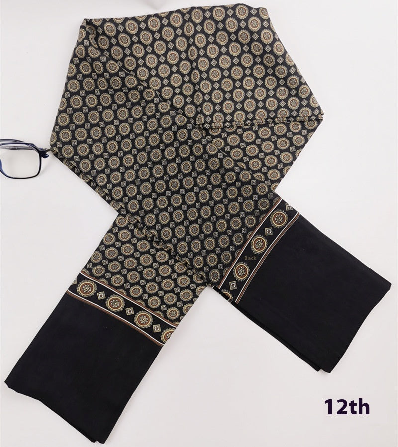 Men's Simplicity Silk Scarf High-end Washed With Cashmere Business Long Scarf