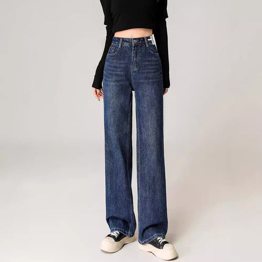 New High Waist Drooping Jeans For Women